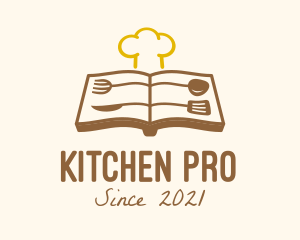 Kitchen Recipe Book  logo design