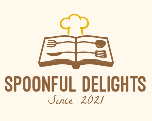 Kitchen Recipe Book  logo design