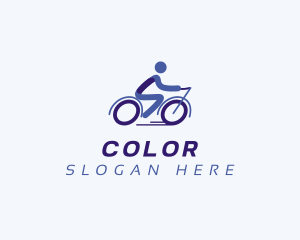 Bike Cyclist Athlete Logo