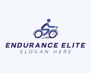 Triathlon - Bike Cyclist Athlete logo design