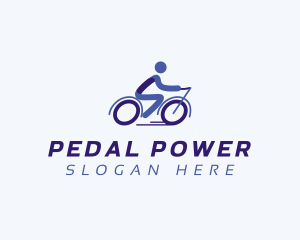 Bike Cyclist Athlete logo design