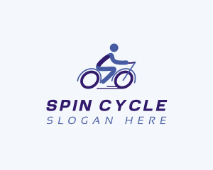 Bike Cyclist Athlete logo design