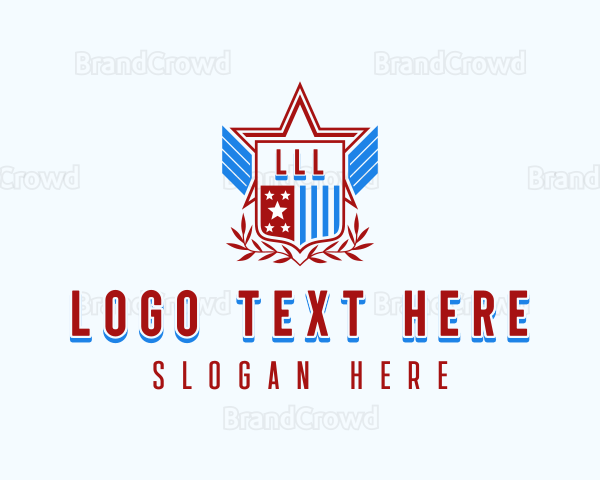 American Flag Patriot Logo