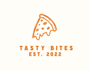 Appetizer - Cheesy Pizza Slice logo design
