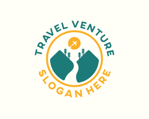 Trip - Valley Airplane Trip logo design