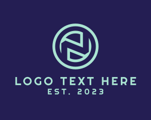 N - Media Company Letter N logo design
