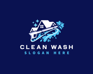 Pressure Wash Cleaning logo design