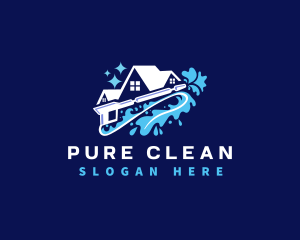 Pressure Wash Cleaning logo design