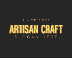 Retro Craft Business logo design