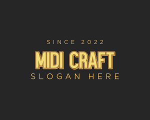 Retro Craft Business logo design