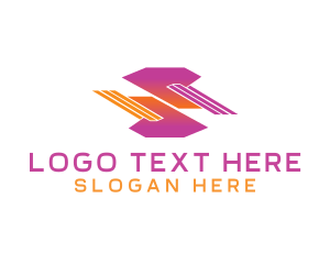 Modern - Line Motion Letter S logo design