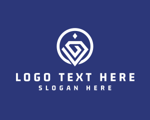 Investment - Luxury Diamond Gem logo design