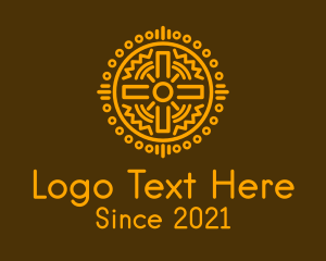 Traditional - Ethnic Mayan Relic logo design