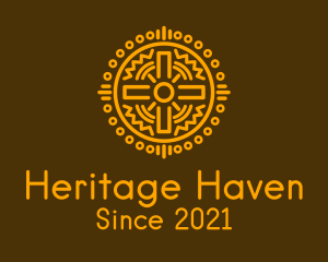 History - Ethnic Mayan Relic logo design