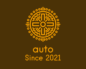Symbol - Ethnic Mayan Relic logo design