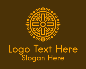Ethnic Mayan Relic Logo