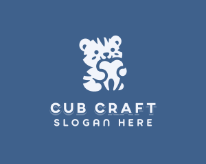 Tiger Cub Tooth logo design