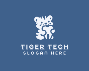 Tiger - Tiger Cub Tooth logo design