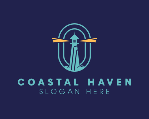 Lighthouse Coastal Tower logo design