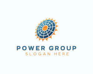 Solar Energy Power Logo