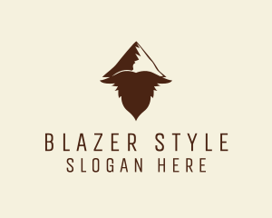 Hipster Styling Beard  logo design