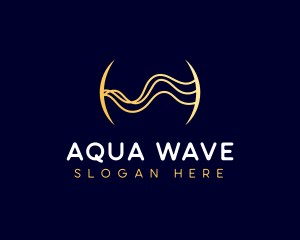 Digital Tech Business Waves logo design