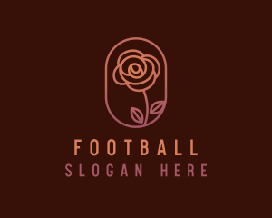 Flower - Botanical Rose Flower logo design