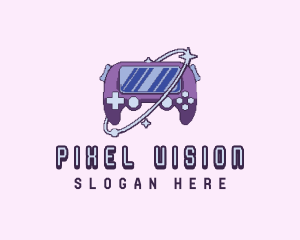 Pixel Gaming Orbit logo design