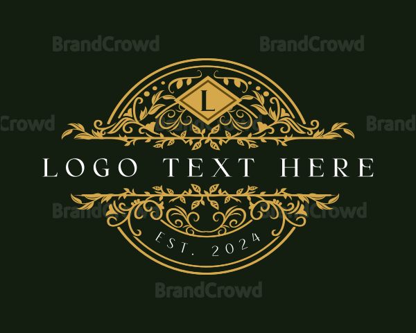 Foliage Vine Luxury Logo