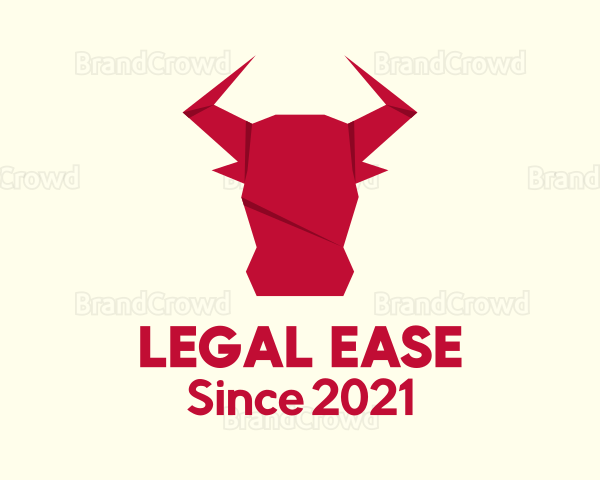 Origami Bull Craft Logo