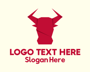 Origami Bull Craft Logo