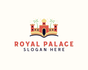 Palace - Arabian Palace Book logo design