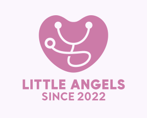 Pediatric Heart Childcare  logo design