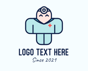 Hospital Staff - Medical Staff Mascot logo design