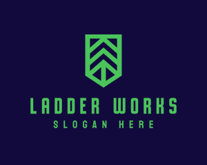 Green Arrow Shield logo design