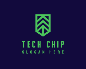 Green Arrow Shield logo design