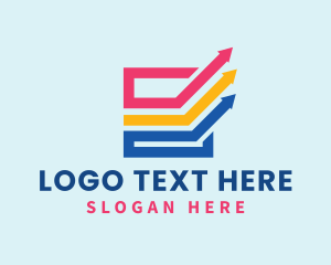 Arrow - Arrow Marketing Graph logo design
