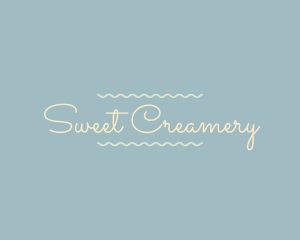 Sweet Dainty Wordmark logo design