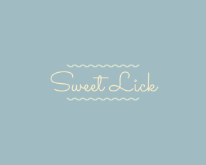 Sweet Dainty Wordmark logo design