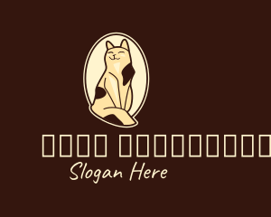 Happy Cat Portrait logo design