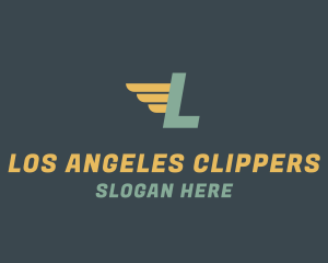 Team - Delivery Wings Lettermark logo design