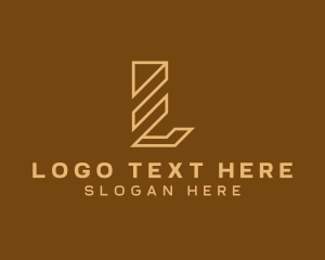 Courier - Generic Business Letter L logo design