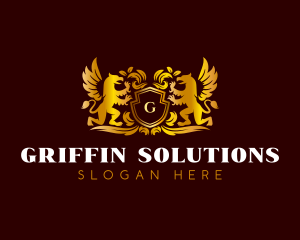 Griffin - Griffin Royalty Shield logo design