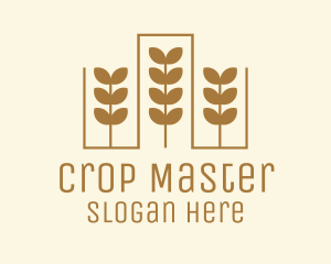 Golden Wheat Crop logo design