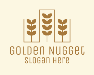 Golden Wheat Crop logo design