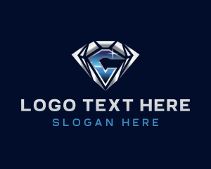 Premium - Elegant Diamond Letter C logo design