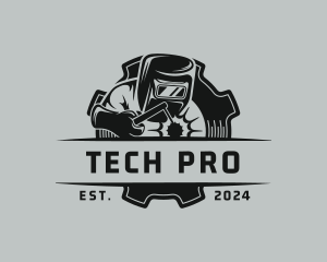 Technician - Welding Industrial Technician logo design