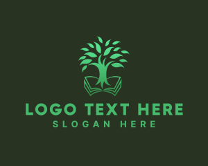 Ngo - Learning Book Tree logo design