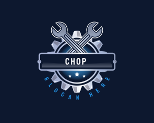 Wrench Repair Mechanic Logo