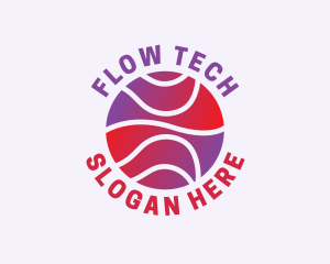 Tech Globe Sphere logo design